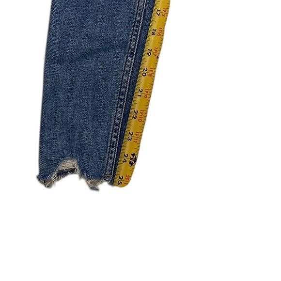 Bershka Denim Skinny Medium Rise Distressed Jeans Size 4 - Picture 8 of 17